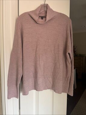 Eileen Fisher Dusty Rose Cowl Neck Sweater